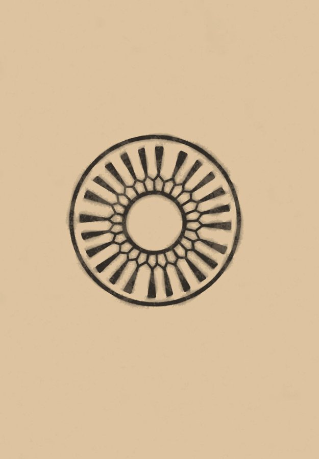 Compass / Star Polynesian tattoo motif icon