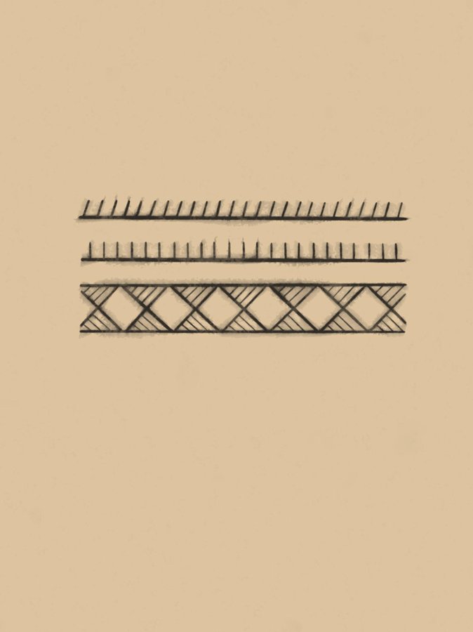 Rice Polynesian tattoo motif icon