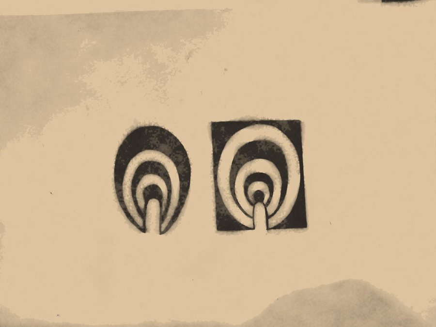 Ipu (Gourd) Polynesian tattoo motif illustration — Marquesan tradition