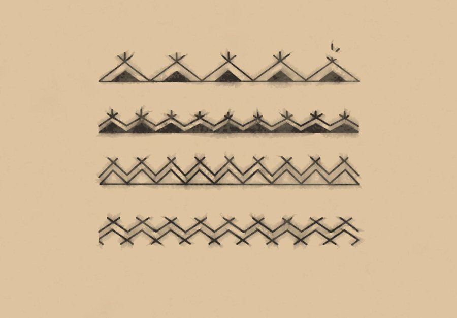 Kinilat (Lightning) Polynesian tattoo motif icon