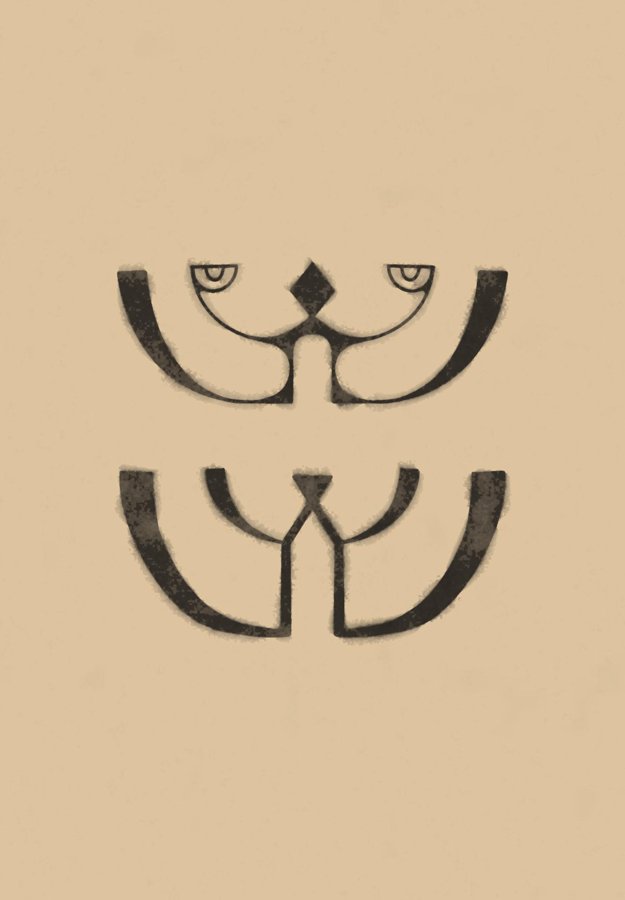 Etua Polynesian tattoo motif icon