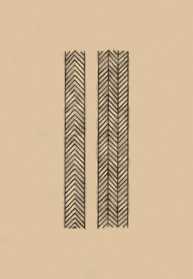 Belt Polynesian tattoo motif icon
