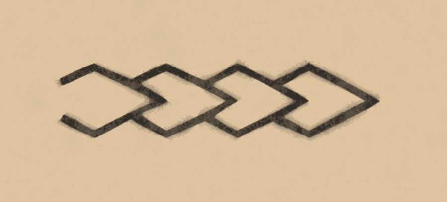 Spearhead Polynesian tattoo motif illustration — Pan-Polynesian tradition