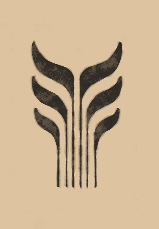 Whale Tail Polynesian tattoo motif icon